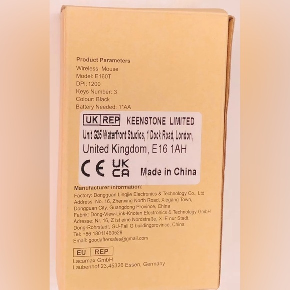 Computer Wireless Mouse Black - Picture 6 of 6